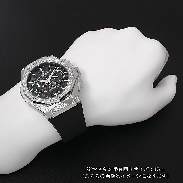 アエロフュージョン クロノグラフ オーリンスキー チタニウム オルタナティブ パヴェ 525.NX.0170.RX.1804.ORL18 サブ画像４