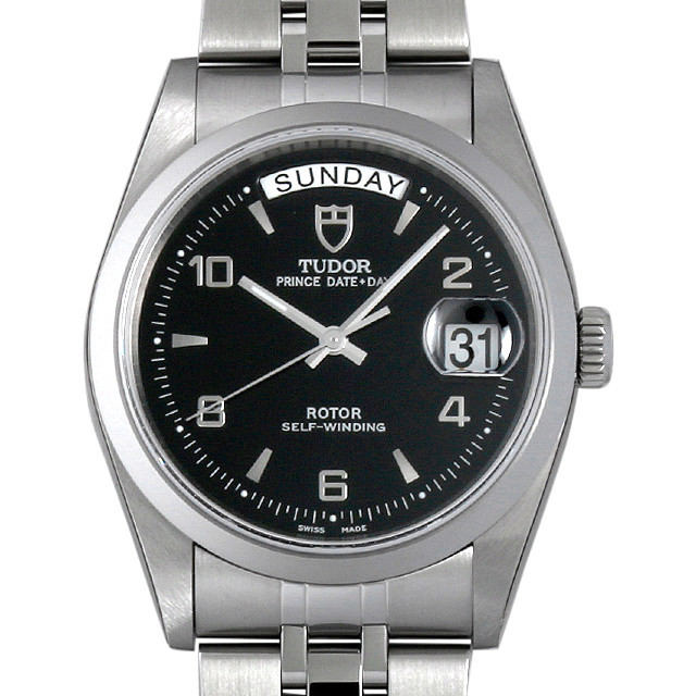 チューダー プリンス デイトデイ 76200 ブラック/飛びアラビア 新品 メンズ