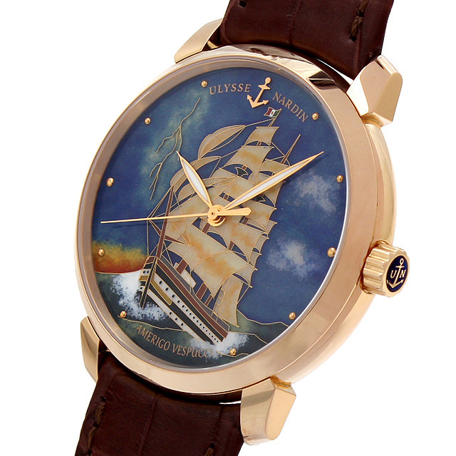 Classico Enamel Amerigo Vespucci Limited Edition of 30 pieces 8156-111-2/AV Sub-image 1