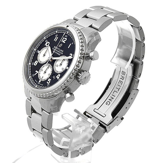 ナビタイマー8 B01 クロノグラフ43 A008B-1PSS サブ画像１