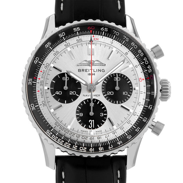 ブライトリング ナビタイマー B01 クロノグラフ 43 AB0138241G1P1 新品 メンズΩ ブライトリング ナビタイマー B01 クロノグラフ AB0138241G1P1 新品
