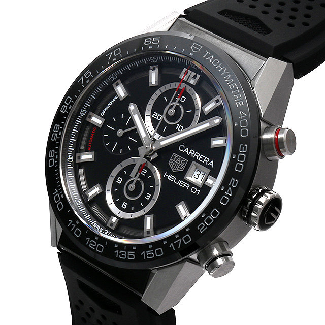 タグホイヤー カレラ ホイヤー01 クロノグラフ CAR201Z.FT6046 新品 メンズ