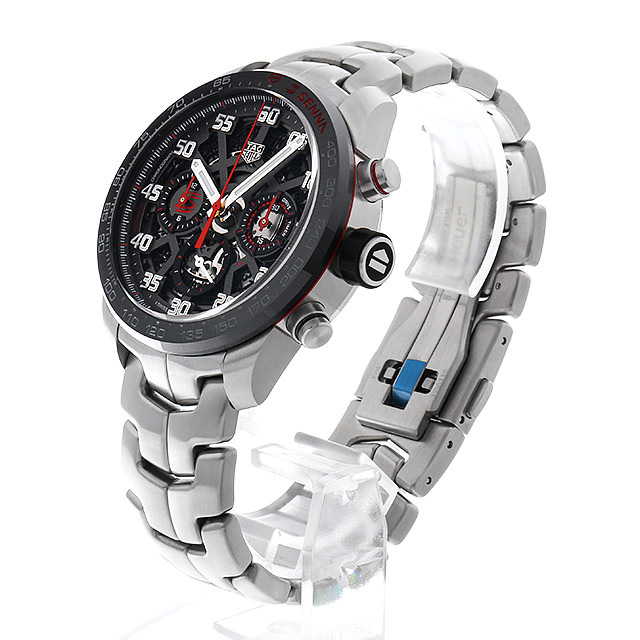 タグホイヤー カレラ キャリバーホイヤー02 クロノグラフ アイルトンセナ CBG2013.BA0657 新品 メンズ