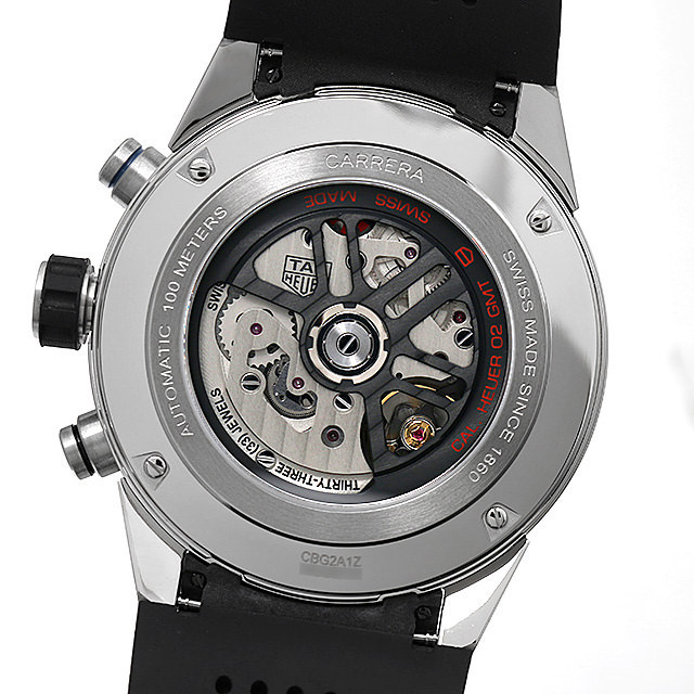 タグホイヤー カレラ キャリバーホイヤー02 GMT CBG2A1Z.FT6157 新品 メンズ