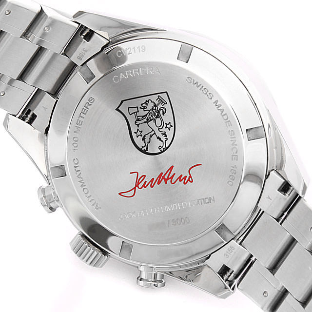 タグホイヤー カレラ クロノグラフ ジャックホイヤーキャリバー17 CV2119.BA0722 新品 メンズ