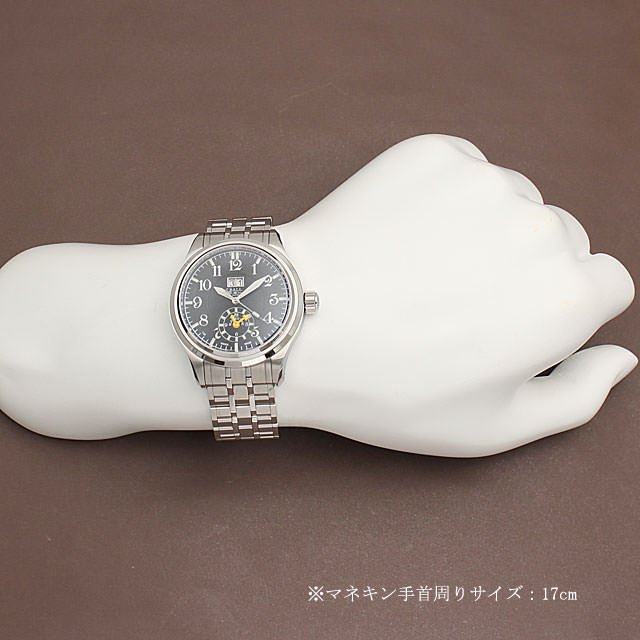 トレインマスター デュアルタイム ビッグデイト GM1056D-SJ-BK サブ画像４