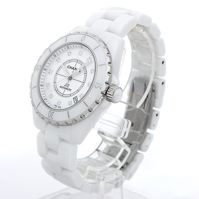 J12 白セラミック 12Pダイヤ H1629 サブ画像１