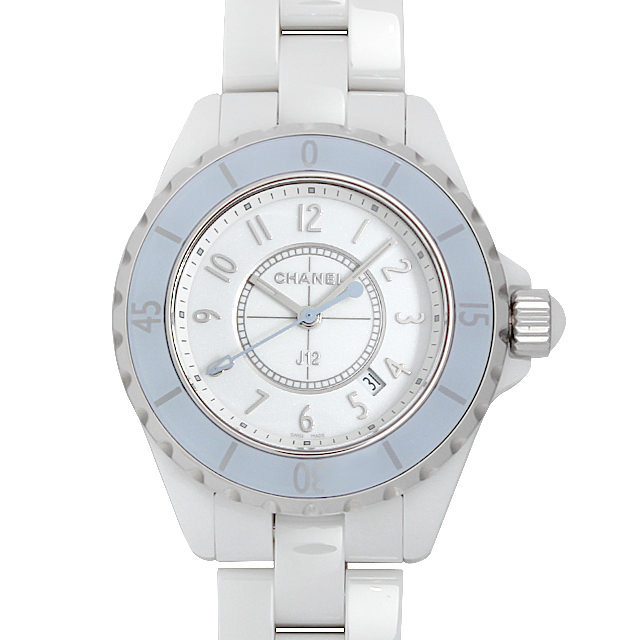 H4340 シャネル(CHANEL) J12 33 ソフトブルー 世界限定1200本 新品