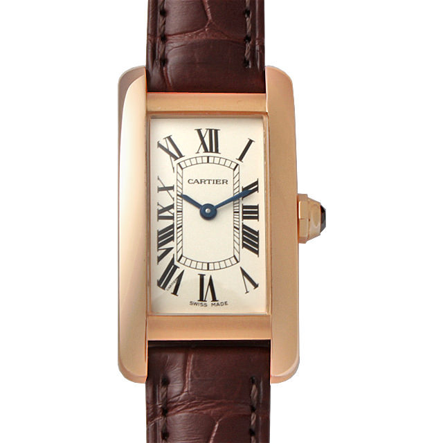 Cartier カルティエ タンク アメリカン SM レディース 時計 中古)CARTIER カルティエ タンク アメリカン SM ベゼルダイヤ