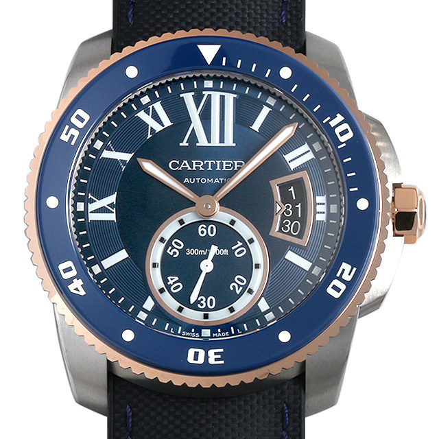 カリブル ドゥ カルティエ ダイバー ブルー W2CA0008 メイン画像