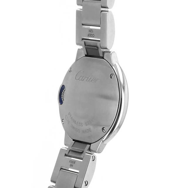 W4BB0029 シルバー Cartier（カルティエ）バロンブルー 11Pダイヤ 新品  