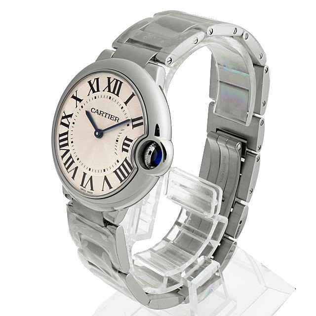 カルティエ Cartier 腕時計 レディース W69011Z4 W69011Z4 カルティエ(Cartier) バロンブルー MM 新品/レディース