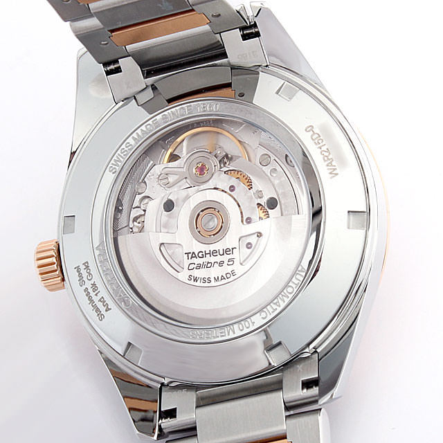 タグホイヤー カレラ キャリバー5 スティール アンド ゴールド WAR215D.BD0784 新品 メンズ