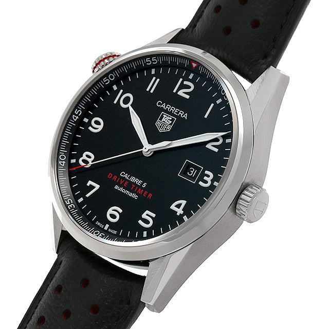 タグホイヤー カレラ キャリバー5 ドライブタイマー WAR2A10.FC6337 新品 メンズ