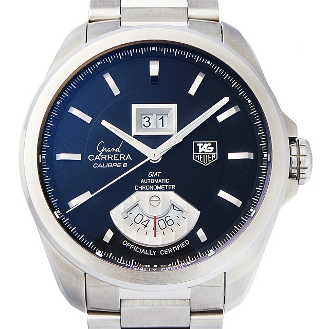 タグホイヤー グランドカレラGMT キャリバー8 WAV5111.BA0901 新品 メンズ