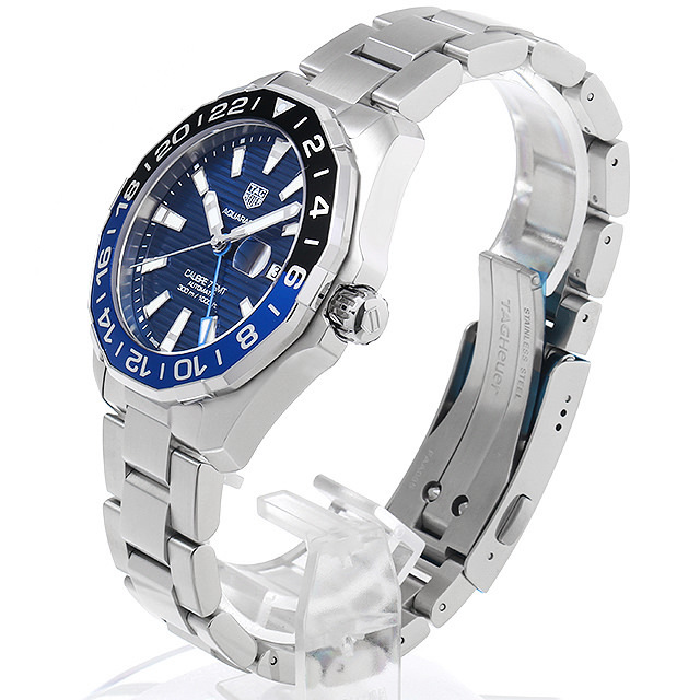 タグホイヤー アクアレーサー キャリバー7 GMT WAY201T.BA0927 新品 メンズ