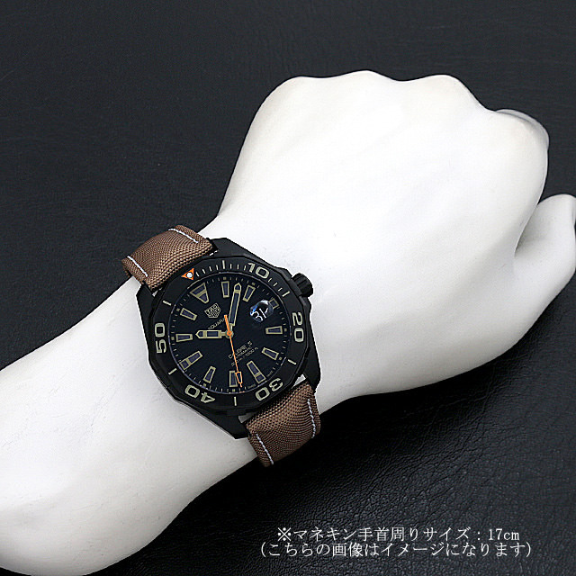 タグホイヤー アクアレーサー 300M キャリバー5 ブラックチタニウム WAY208C.FC6383 新品 メンズ