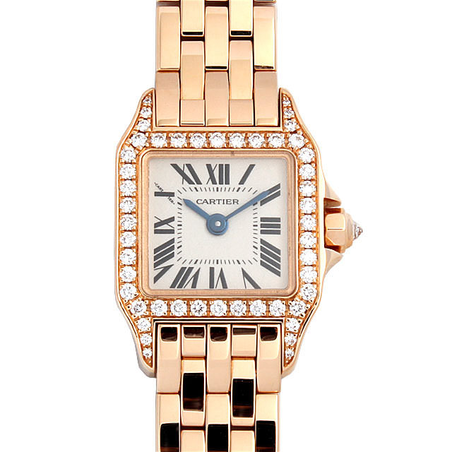 サントス ドゥ モワゼル ミニ ベゼルダイヤ WF9011Z8 メイン画像