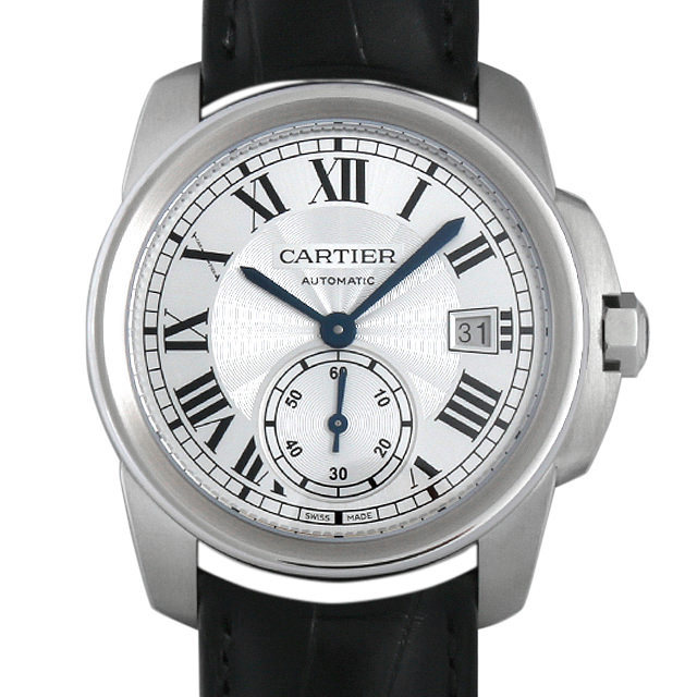 カリブル　ドゥ　カルティエ38mm WSCA0003 SS 革バンド　ホワイト WSCA0003 Cartier（カルティエ） カリブル ドゥ カルティエ 新品