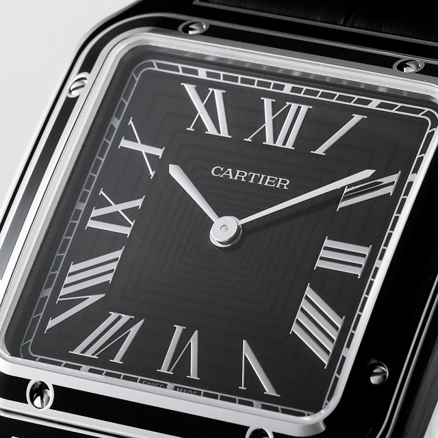 まさ【新品未使用】Cartier カルティエ サントス デュモン WSSA0046 ブラック Cartier（カルティエ）サントス デュモンLM