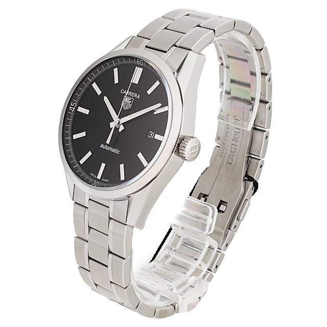 タグホイヤー TAGHeuer WV211B カレラ 自動巻き タグホイヤー カレラ WV211B-3 自動巻 メンズ 腕時計 ブラック