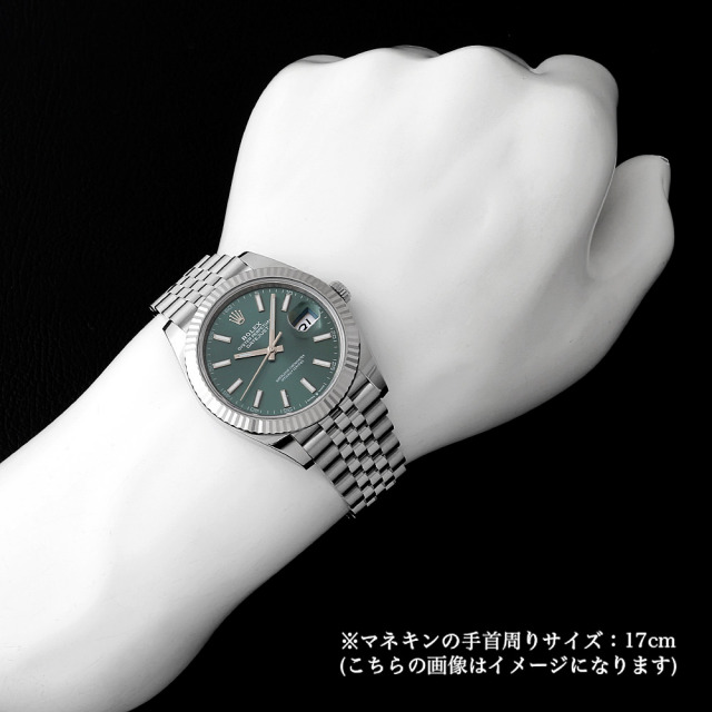 126334 ミントグリーン ROLEX（ロレックス）デイトジャスト41 未使用  