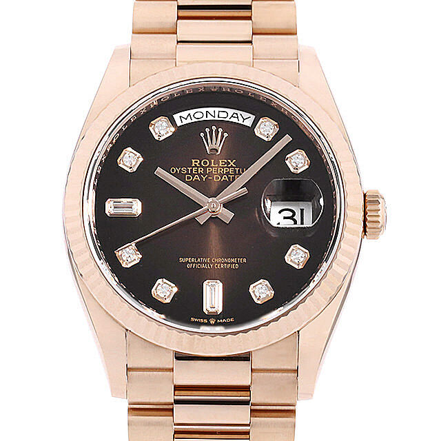 128235A ROLEX（ロレックス） デイデイト36 8Pラウンド/2P