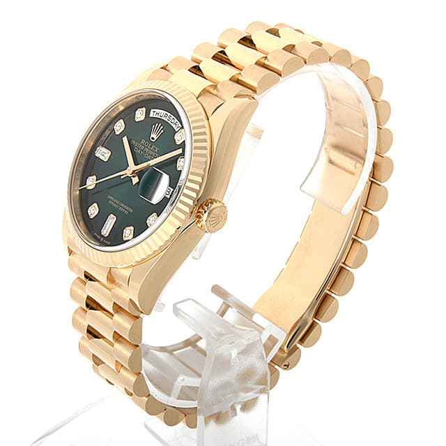 128238A グリーンオンブレ ROLEX（ロレックス） デイデイト36 8P