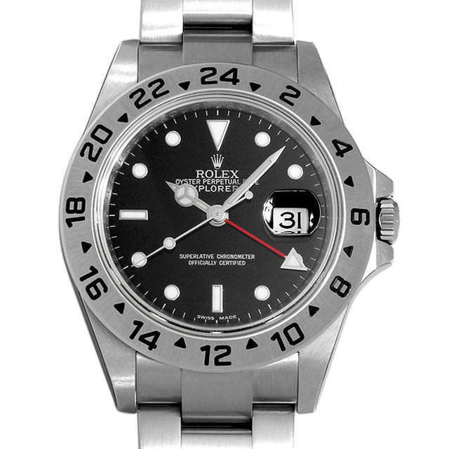 ロレックス エクスプローラーII 16570 ブラック P番 未使用 メンズ