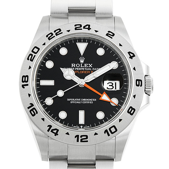 スワンプシング 226570 ブラック ROLEX（ロレックス） エクスプローラーII 未使用