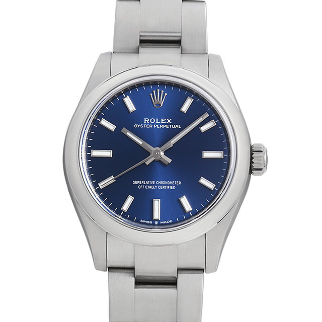 277200 ROLEX（ロレックス） オイスターパーペチュアル31 ブルー/バー  
