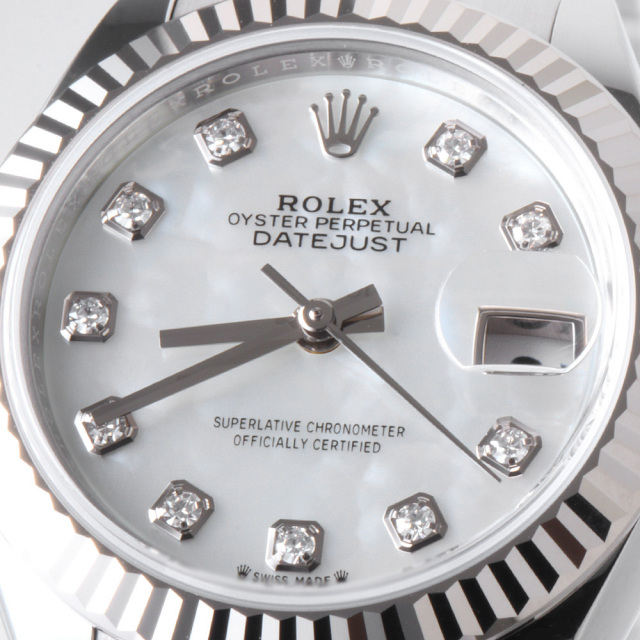 279174NG ホワイトシェル ROLEX（ロレックス）デイトジャスト 10P