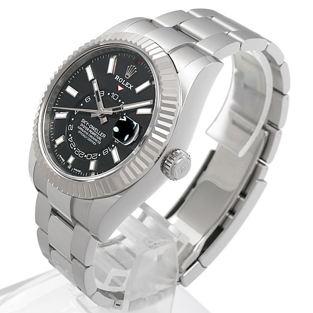326934 ROLEX（ロレックス） スカイドゥエラー ブラック 未使用 ...