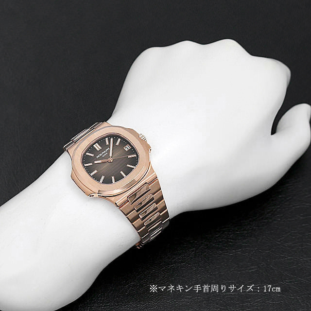 ノーチラス　5711/1R-001仕様　自動巻き　時計　ローズゴールド 5711/1R-001 ブラウン PATEK PHILIPPE（パテックフィリップ