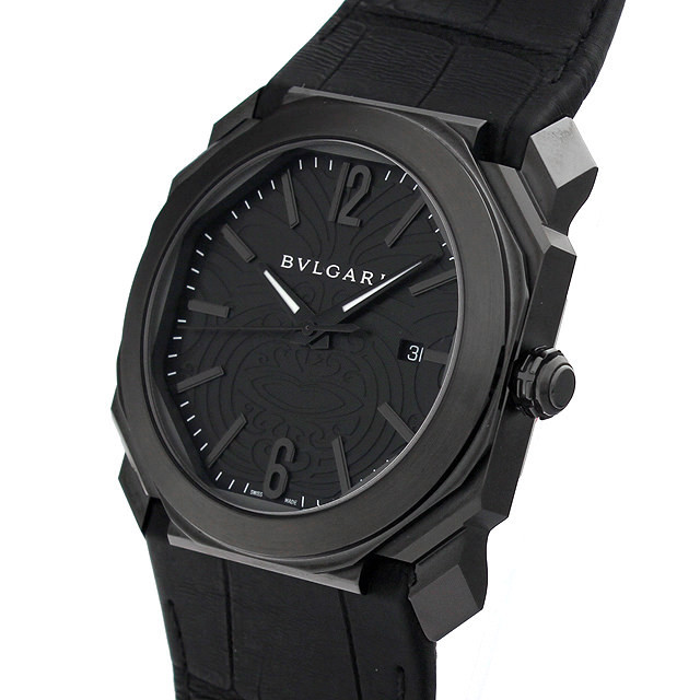 BGO41BSBLD/AB ブルガリ(BVLGARI) オクト オールブラックス 記念モデル  
