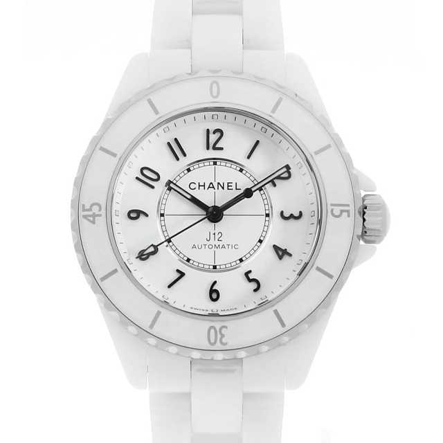 CHANEL腕時計レディースシルバー 楽天市場】シャネル J12 H5699 ホワイトセラミック 33mm 【2022