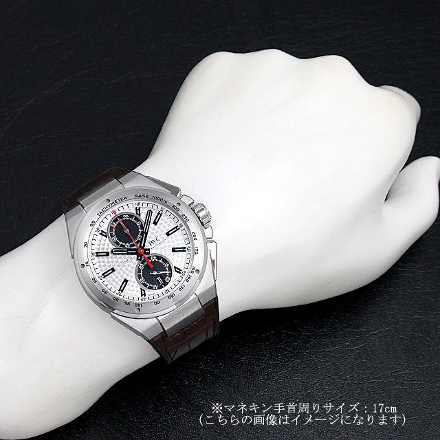 インヂュニア クロノグラフ ジルバープファイル IW378505 サブ画像４