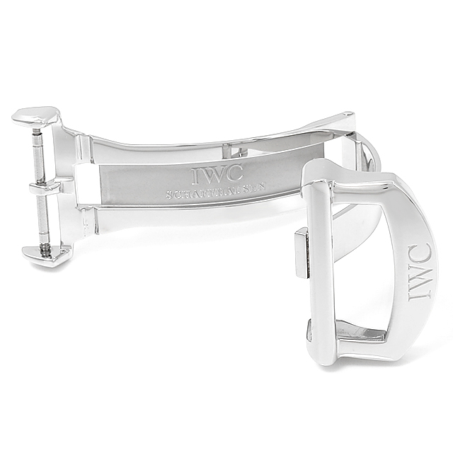 IWC 純正Dバックル SS 18mm ディプロイメントバックル 未使用 メンズ 