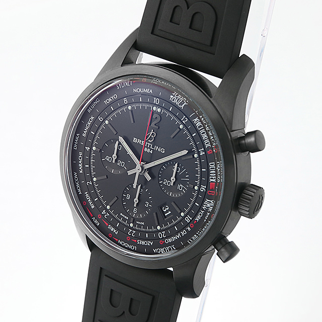 Transocean Unitime Pilot Black Steel, Limited Edition of 1000 Pieces Worldwide, M051B80OCB (MB0510) Sub-image 1