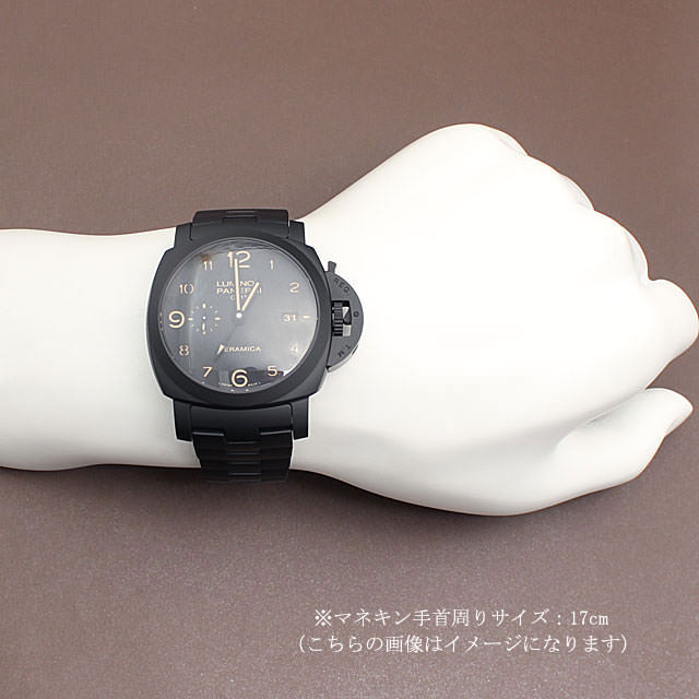 トゥットネロ ルミノール1950 3デイズ GMT PAM00438 サブ画像４
