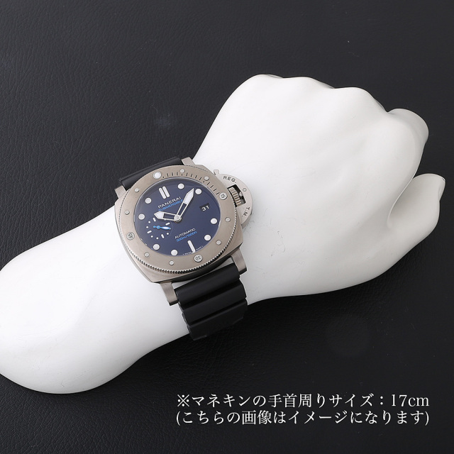 パネライ純正ラバーベルト　サブマーシブル47ミリ用　モスグリーン　未使用 PANERAI COLLECTION】パネライサブマーシブルのベルトを付け替え
