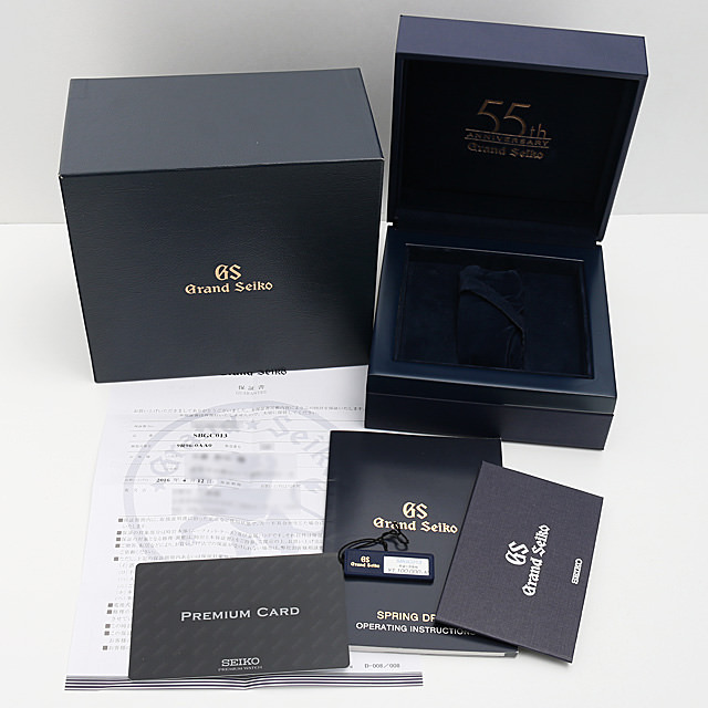 グランドセイコー 55周年記念限定モデル SBGC013 未使用 メンズ