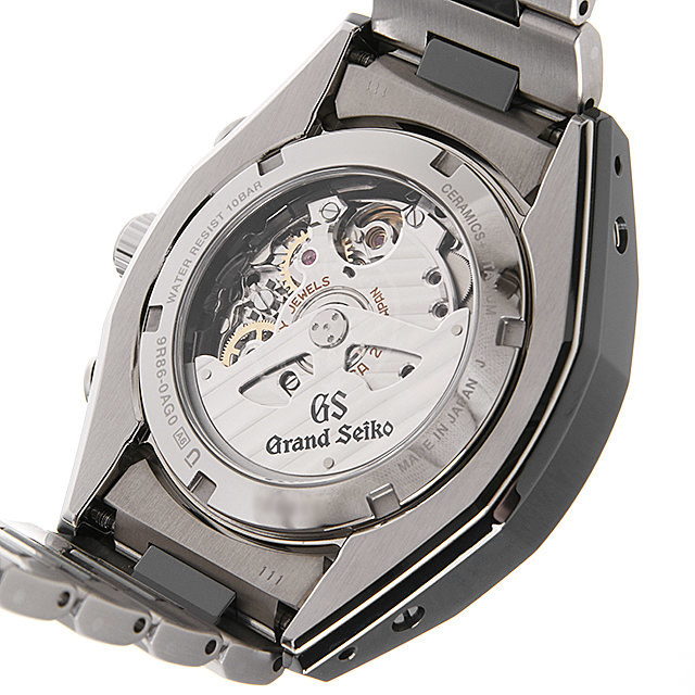 グランドセイコー ブラックセラミックス スプリングドライブGMT SBGC221 未使用 メンズ