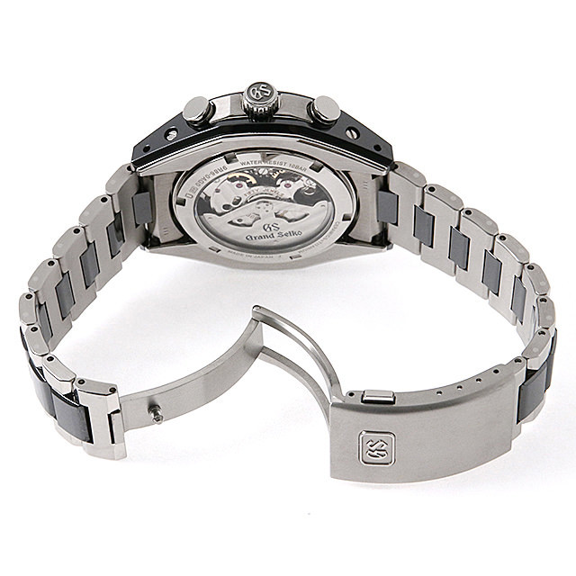 グランドセイコー ブラックセラミックス スプリングドライブGMT SBGC221 未使用 メンズ