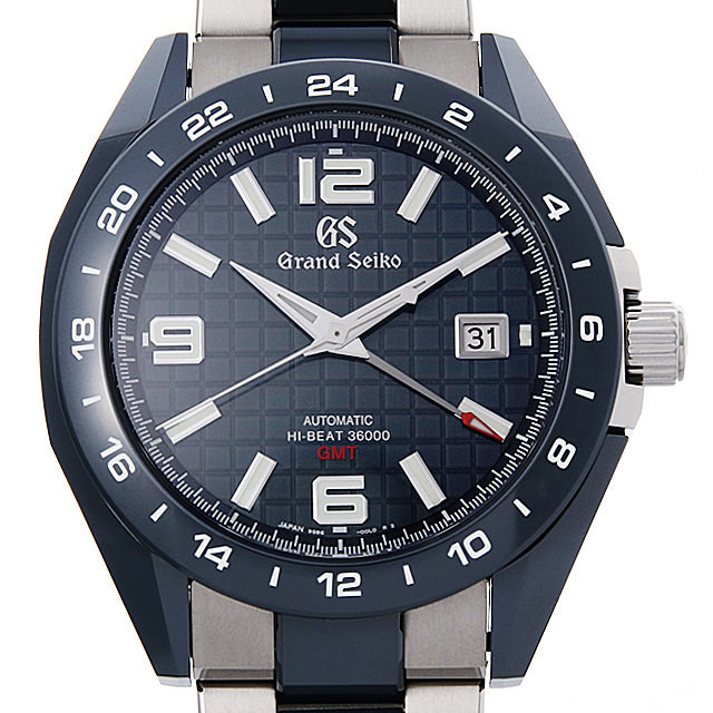 グランドセイコー ブルーセラミックス メカニカルハイビート36000 GMT SBGJ233 未使用 メンズ