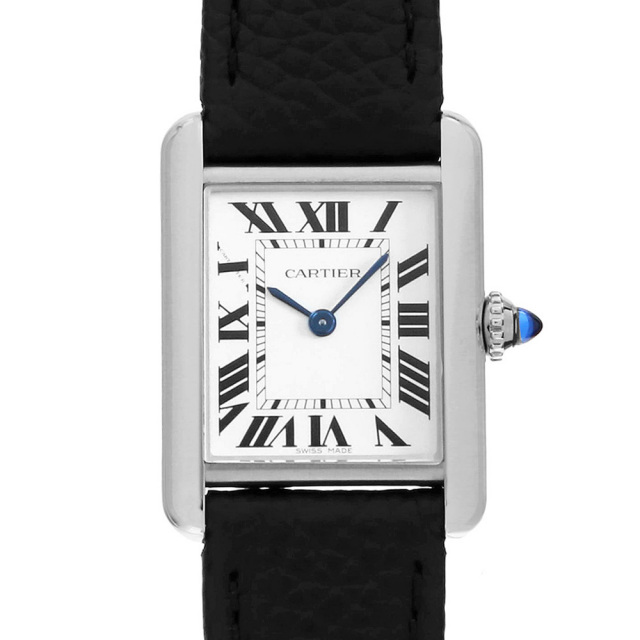 Cartier タンク 手巻き時計 スネークスキン 青（カルティエの新店が