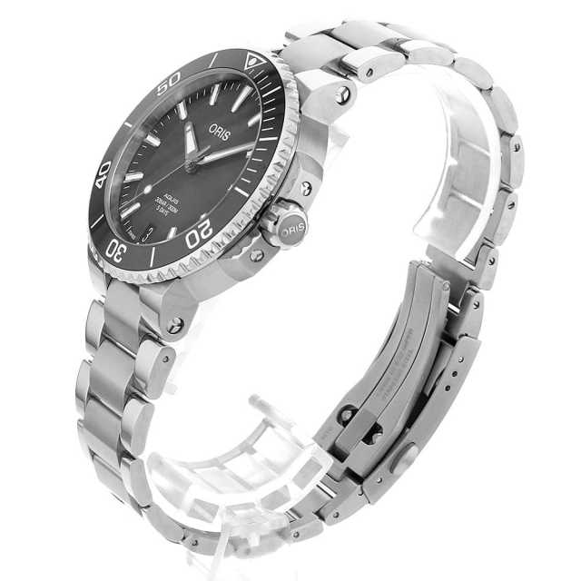 01 400 7769 4154-07 8 22 09PEB グレー Oris（オリス）アクイス