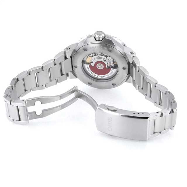 ORIS オリス アクイス デイト ホワイト 中古)ORIS オリス アクイス デイト レディ ホワイトMOP 733 7652