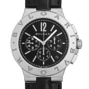 BVLGARI ディアゴノ DG29S クォーツ 美品 ブルガリ 新品)BVLGARI ブルガリ ディアゴノ ヴェロチッシモ クロノグラフ