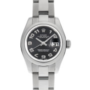 デイトジャスト ロレックス ROLEX 179160 ブラック/ローマ文字盤